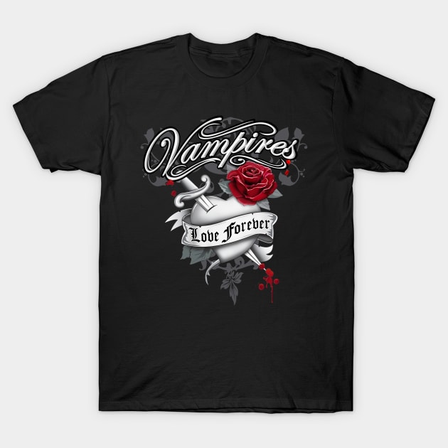 Vampires T-Shirt by Gothic Rose